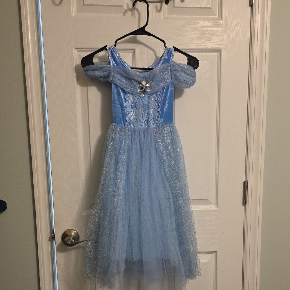Elegant Blue Kids Formal Dress